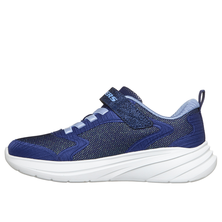 Skechers 303557l Girls Trainer-Navy/Light Blue