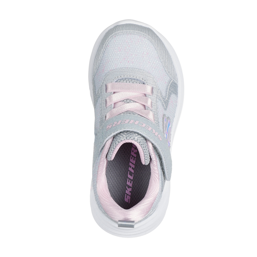 Skechers 303557n Girls Trainer-Light Grey