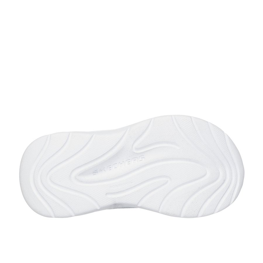 Skechers 303557n Girls Trainer-Light Grey