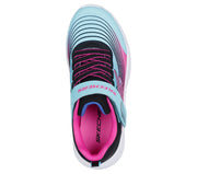 Skechers 303575L Girls Trainer-Aqua/Purple