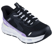 Skechers 303654l Kids Trainer-BLACK/PURPLE
