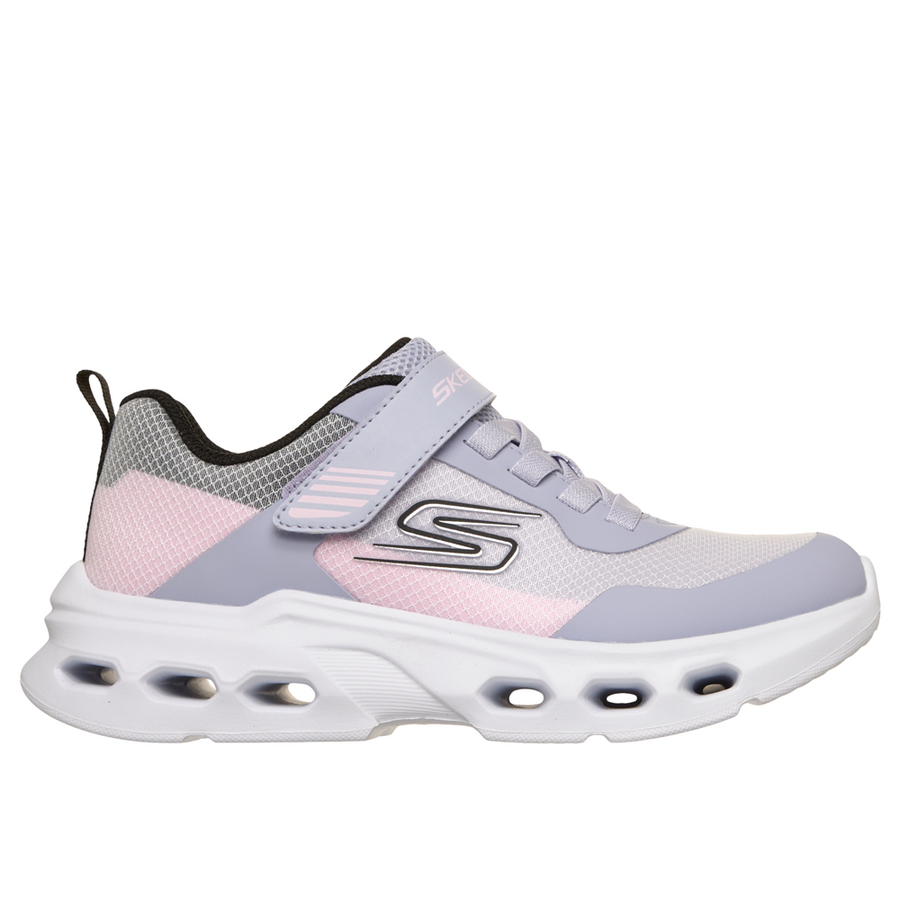 Skechers 303682l Girls Trainer-Lavender Multi
