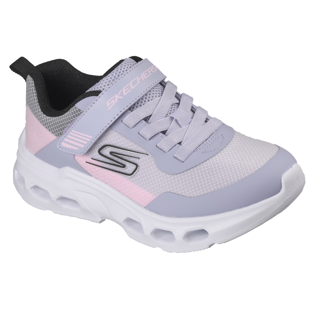Skechers 303682l Girls Trainer-Lavender Multi