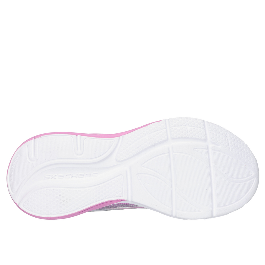 Skechers 303712l Kids Trainer-Silver Multi