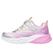 Skechers 303712l Kids Trainer-Silver Multi