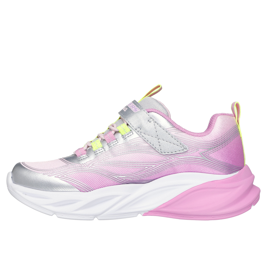 Skechers 303712l Kids Trainer-Silver Multi
