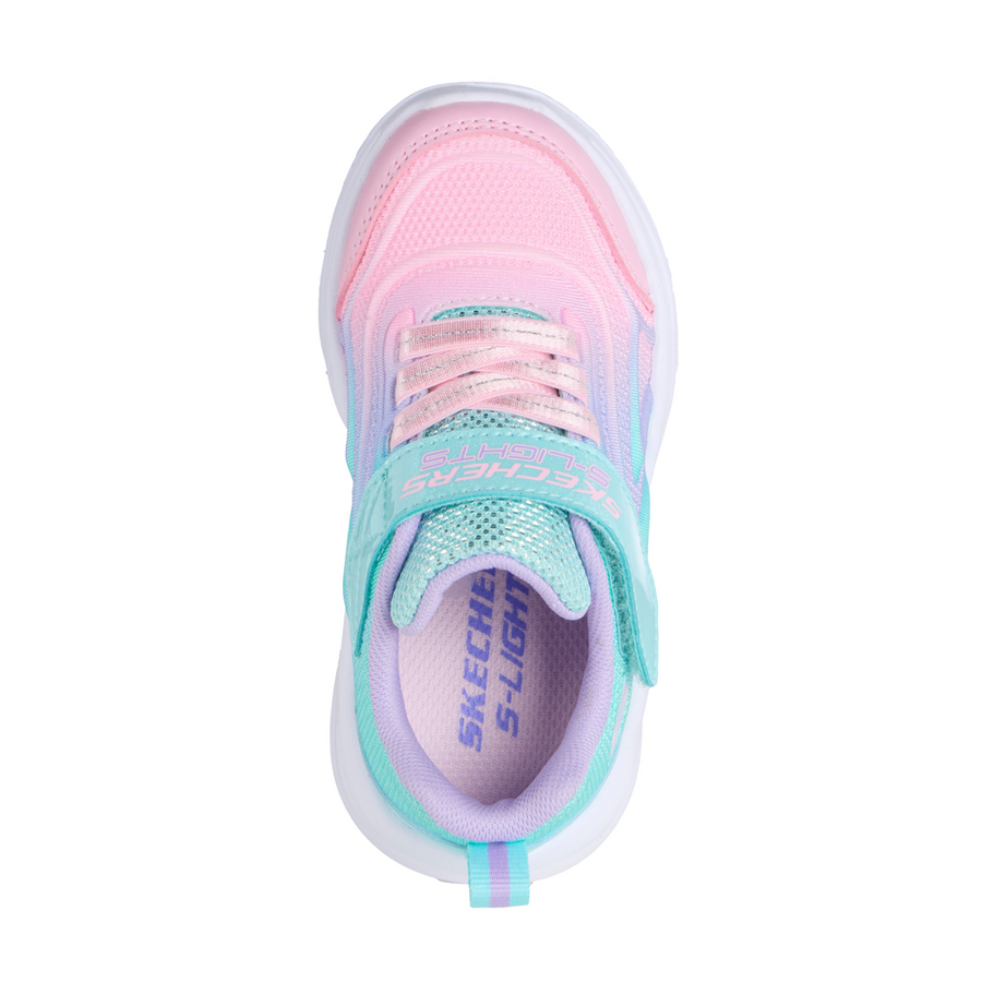 Skechers 303713n Girls Trainer-Aqua