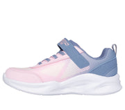 Skechers 303714L Girls Trainer-Grey/Lt Pink