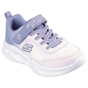 Skechers 303714L Girls Trainer-Grey/Lt Pink