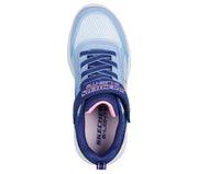 Skechers 303714L Girls Trainer-Navy/Light Blue