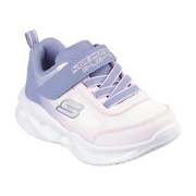 Skechers 303714N Girls Trainer-Grey/Lt Pink