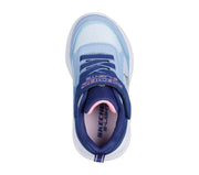 Skechers 303714N Girls Trainer-Navy/Light Blue