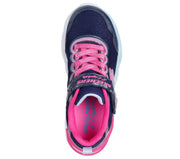 Skechers 303717L Girls Trainer-Navy Multi