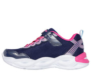 Skechers 303717L Girls Trainer-Navy Multi