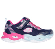 Skechers 303717L Girls Trainer-Navy Multi