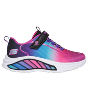 Skechers 303721L Girls Trainer-Black Multi