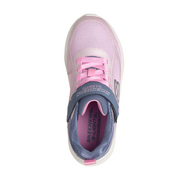 Skechers 303729l Girls Trainer-Grey/Pink
