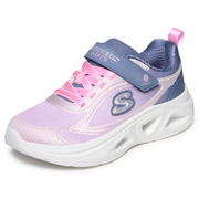 Skechers 303729l Girls Trainer-Grey/Pink