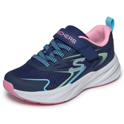 Skechers 303882l Girls Trainer-Navy Multi