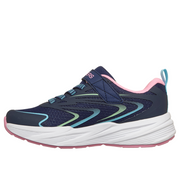 Skechers 303882l Girls Trainer-Navy Multi