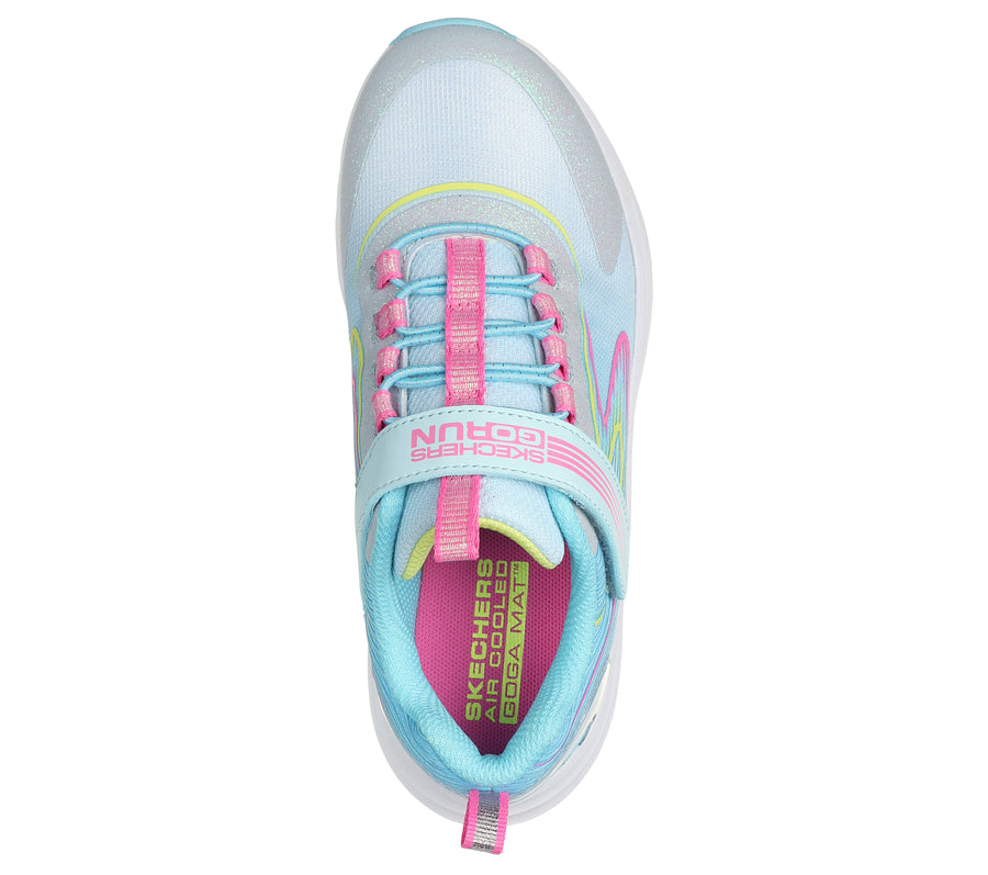 Skechers 303920L Girls Trainer-Blue Multi