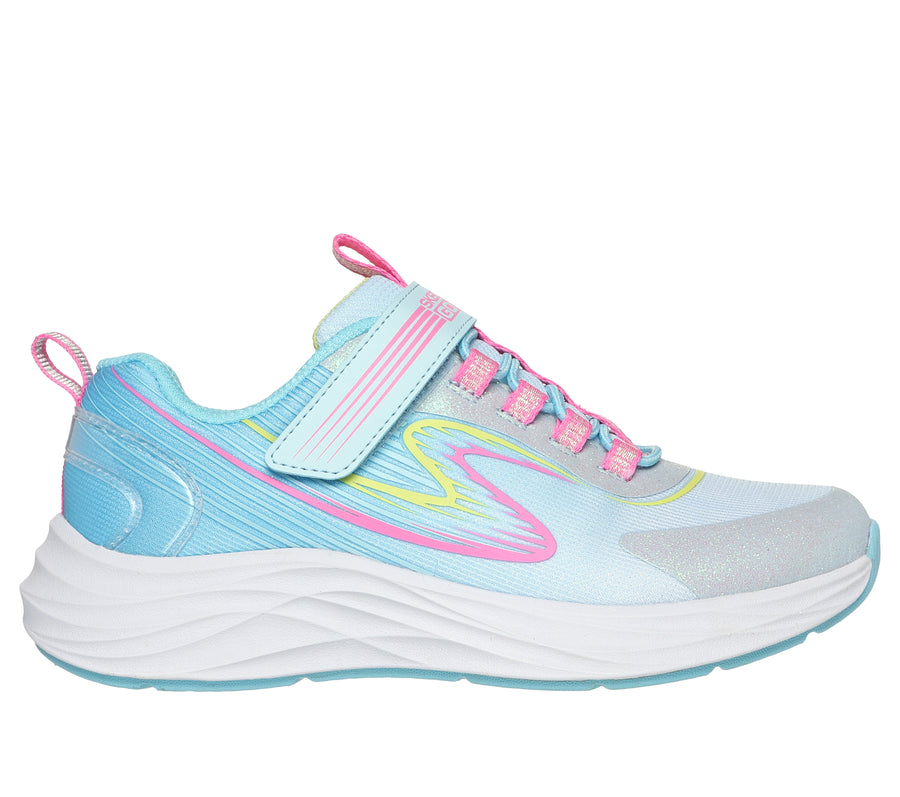 Skechers 303920L Girls Trainer-Blue Multi