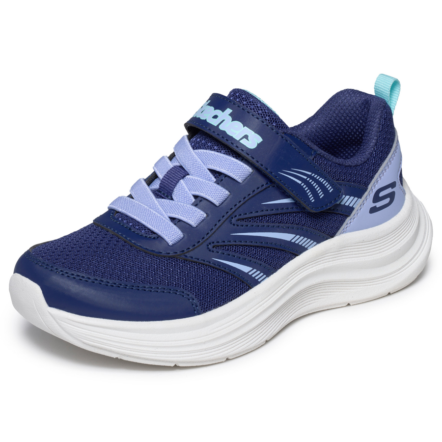 Skechers 304208l Girl's Trainer-Navy/Light Blue