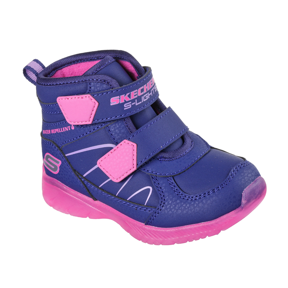 Skechers 319310N Girls Boot-Navy Multi
