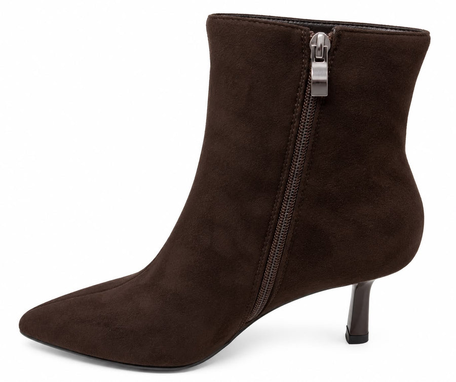 Redz F763 Ankle Boot-BROWN SUEDE