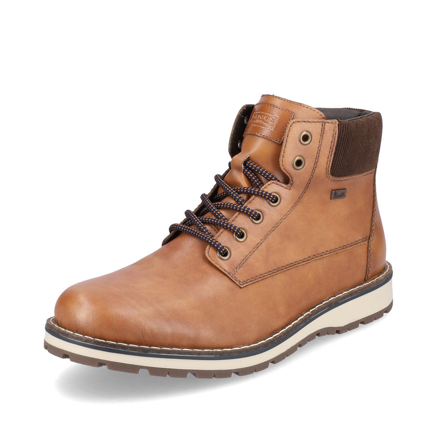 Rieker 38405 Mens Boots-Tan