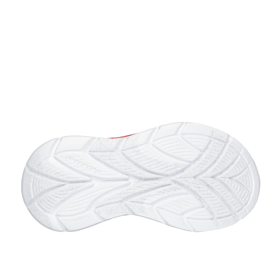 Skechers 400139l Boys Trainer-Black/Red