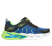 Skechers 400141lc Boys Trainer-Blue/Lime