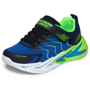 Skechers 400141lc Boys Trainer-Blue/Lime