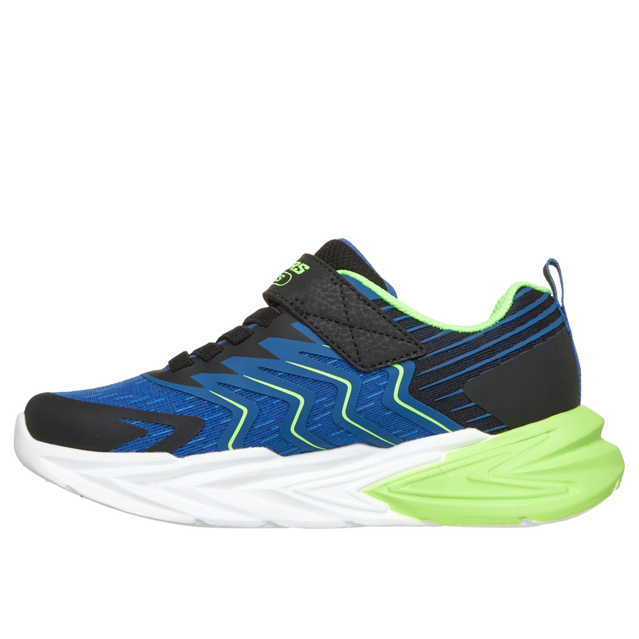 Skechers 400141lc Boys Trainer-Blue/Lime