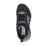 Skechers 400141lc Boys Trainer-Black/Silver