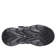 Skechers 400141lc Boys Trainer-Black/Silver