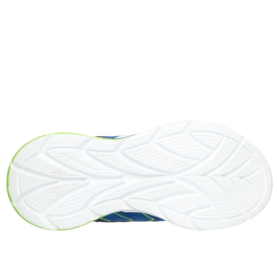 Skechers 400141nc Boys Trainer-Blue/Lime