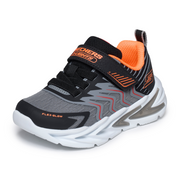 Skechers 400141nc Boys Trainer-Black/Charcoal