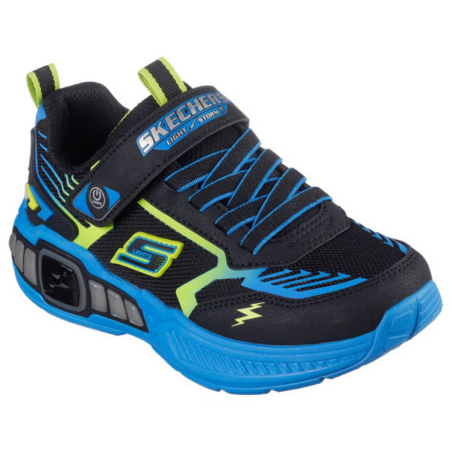 Skechers 400151l Boys' Trainer-Black Multi