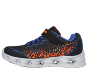 Skechers 400603L Boys Trainer-Blue/Orange