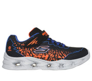 Skechers 400603L Boys Trainer-Blue/Orange