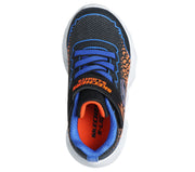 Skechers 400603N Boys Trainer-Blue/Orange