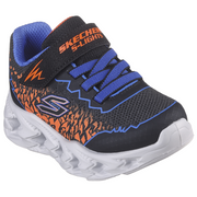 Skechers 400603N Boys Trainer-Blue/Orange