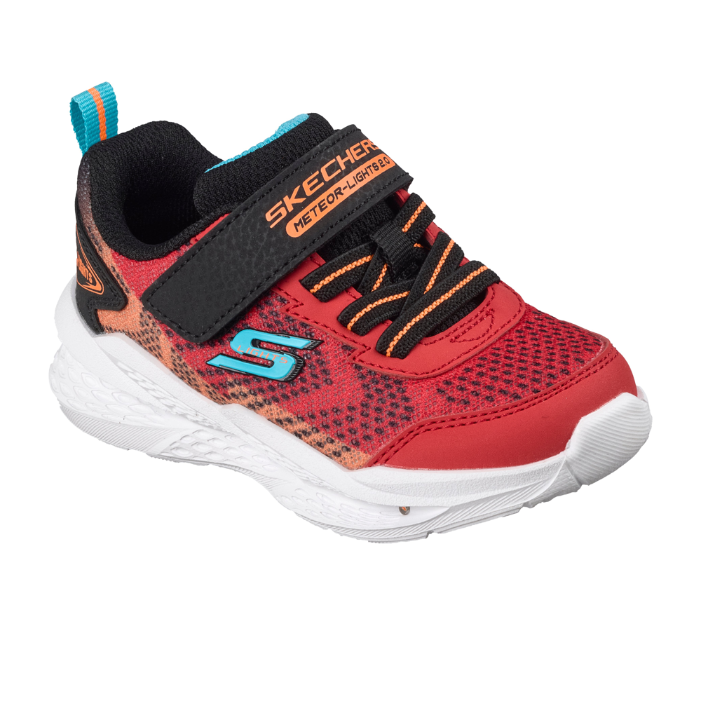 Skechers 401490n Boys' Trainer-Red/Black