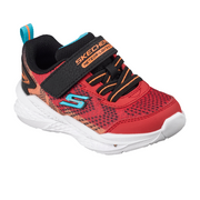 Skechers 401490n Boys' Trainer-Red/Black