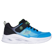 Skechers 401495L Boys Trainer-Black/Blue