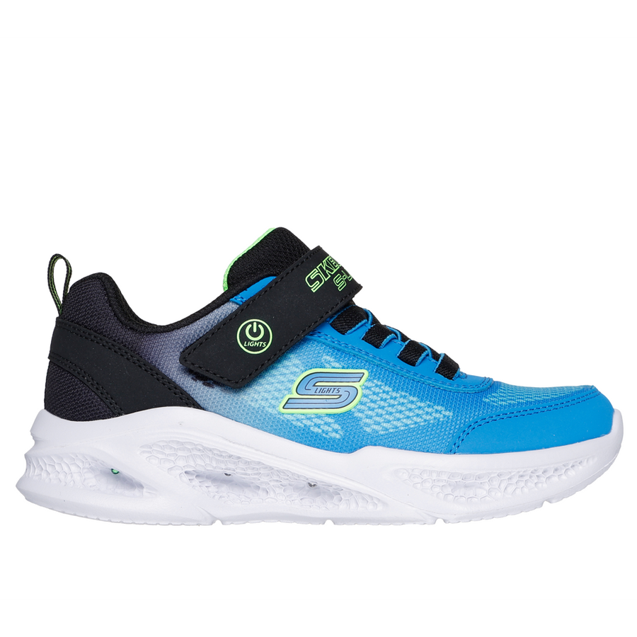 Skechers 401495L Boys Trainer-Black/Blue