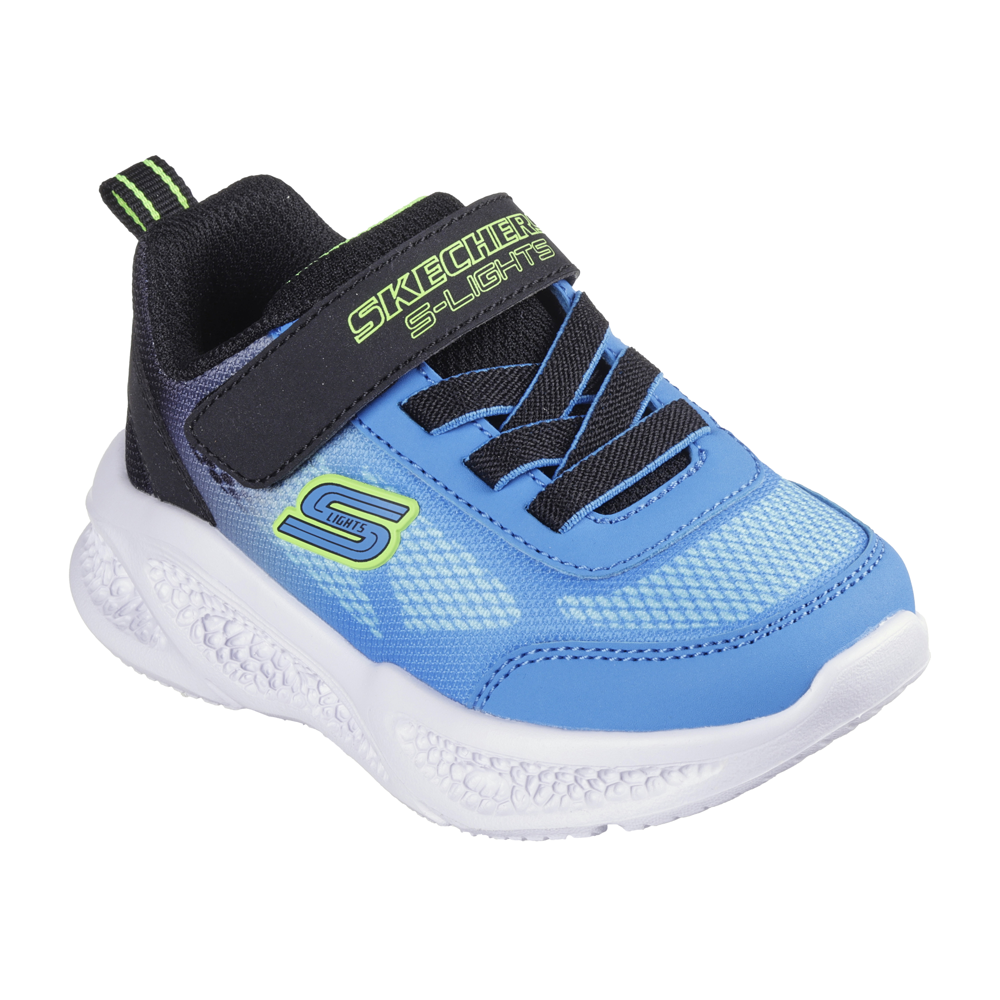 Skechers 401495N Boys Trainer-Black/Blue