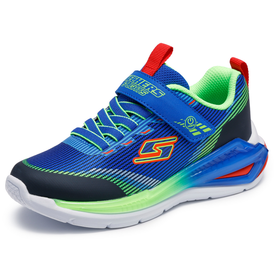 Skechers 401661l Boys Trainer-Blue Multi