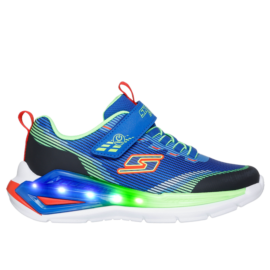 Skechers 401661l Boys Trainer-Blue Multi